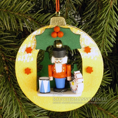 Kugel mit Nussknacker Christbaumschmuck