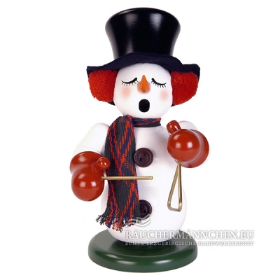 Schneemann Räuchermännchen mit Triangel