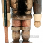 Mini Soldat Nussknacker natur mit Flinte