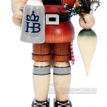 Hofbräuhaus Bayer Nussknacker mit Maß Bier und Rübe