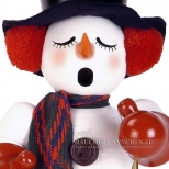 Schneemann Räuchermännchen mit Triangel