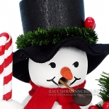 Schneemann Räuchermännchen mit Zuckerstange