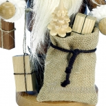 Weihnachtsmann Wichtel Räuchermännchen mit Geschenken