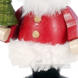 Weihnachtsmann Räuchermännchen klein mit Tanne