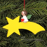 Engel auf Komet Christbaumschmuck