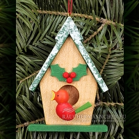 Vogelhaus Christbaumschmuck