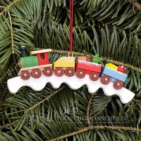 Spielzeug-Eisenbahn Christbaumschmuck