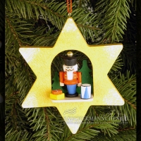 Nussknacker im Stern Christbaumschmuck