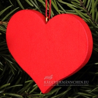 Rotes Christbaumschmuck Herz