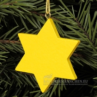 Gelber Stern Christbaumschmuck