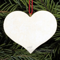Natur Herz Baumschmuck klein