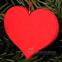 Rotes Herz Baumschmuck klein