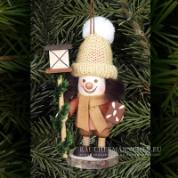 Laternenmännchen Baumschmuck Strolch mit Lebkuchen