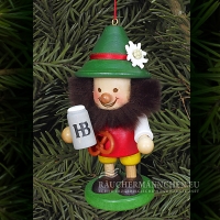 Bayer Christbaumschmuck Strolch mit Bierkrug