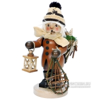 Striezelm&auml;nnl R&auml;ucherm&auml;nnchen mit Holzfiguren
