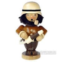 Feuerwehrmann R&auml;ucherm&auml;nnchen mit Schlauch