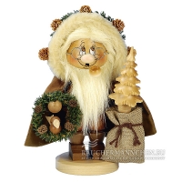 Weihnachtsmann Wichtel R&auml;ucherm&auml;nnchen rustikal
