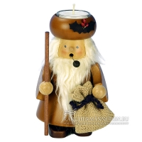 Kerzen Weihnachtsmann R&auml;ucherm&auml;nnchen Teelicht natur