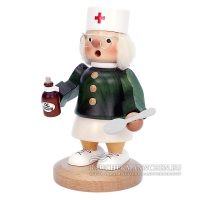 Krankenschwester R&auml;ucherm&auml;nnchen mit Medizin