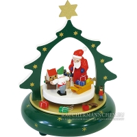 Zwergenwerkstatt Spieldose Santa mit Geschenken