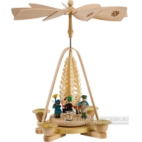 Spielzeugfiguren Weihnachtspyramide Tannenbaum